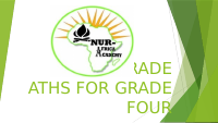 GRADE THREE MATHS FOR GRADE FOUR (1).pptx